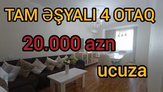 BU GECƏ BEH QOYTAM ƏŞYALI 100 KVADRAT 4 OTAQ#HAVAYI                             #mulkevalqısatqısı