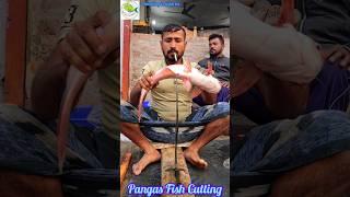 "From Whole to Fillet in Seconds! Pangas Fish Cutting Magic!" #asmr #seafood #satisfying #streetfood