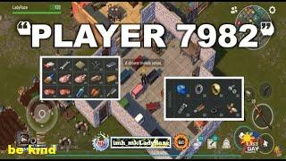 "PLAYER 7982" using small box to block | 1 c4| REVENGE RAID - Last Day On Earth: Survival