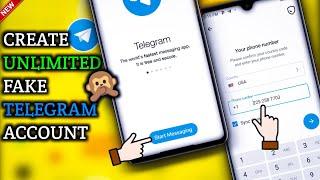 NEW! How to create unlimited Fake telegram account without phone number error