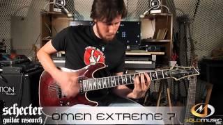 SCHECTER OMEN EXTREME 7 DEMO BY MAURO PAGANELLI