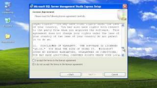 Установка и настройка MS SQL Server 2005 Express