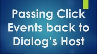 Android tutorial for beginners - 124 - Passing click events back to the Dialog's host.