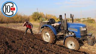 I thought it would be WORSE!!! Corn plowing with a DTZ 5244 tractor with a 2*25 plow...