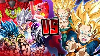 EZA PHY TRUNKS & GOTEN VS. DIFFICULT BOSSES OF THE 9TH YEAR WWDC META! (DBZ: Dokkan Battle)