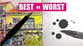 Best fountain pens for drawing and sketching Urban sketching with pen and wash | Urban sketching kit