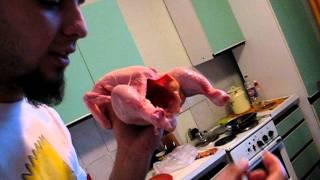 Курица...Chicken...Kitchen porno