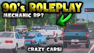 1990's ROLEPLAY! - MECHANIC RP? - NICE CARS! | Roblox Greenville Roleplay