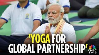 International Yoga Day | PM Modi Performs Yoga With 3 Lakh People In Andhra Pradesh | N18V