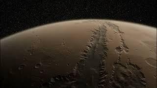 The planet Mars, Mariner Valley,  Valles Marineris.  Space Engine. #mars #space #universe #planet