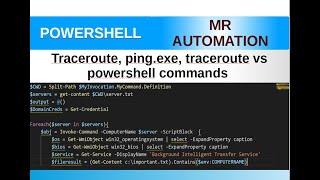 PowerShell S1E50 (ping/traceroute)