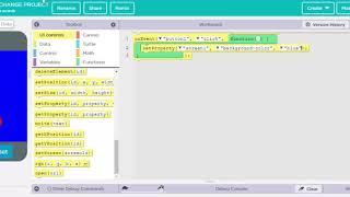 Easy coding /coding /Color change project in app lab code.org for beginners