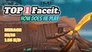 TOP 1 Faceit - How does he play? 4793 ELO - Karnez (Mirage) #pov #demo #cs2mirage #cs2 #cs2faceit