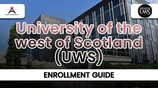 UWS Enrollment guide 2023 | UWS Induction | How to enroll yourself online? |  Study in UK