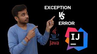 exception vs error in java | exception and error handling |@Skills021