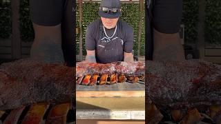 Beef Rib Cage, 30 pounds of beef smoked #beefribs #butcher #brisket