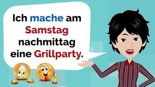 Deutsch lernen l Quiz Artikel l Dialog Einladung l Wortschatz Lebensmittel