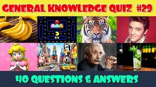 General Knowledge Trivia Quiz (Part 29)