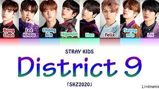 Stray Kids "District 9" (SKZ2020) colorcodedlyrics Han-Rom-Eng