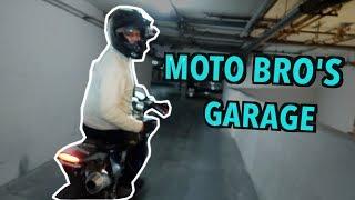 WE GOT INTO MOTO BRO'S GARAGE IN LA !! | BRAAP VLOGS