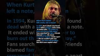 The Voice That Couldn’t Choose One Tone #KurtCobain #27Club