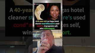A 40 Year Old Las Vegas Hotel Cleaner Used A Billionaire’s Leftover Material, and Won Child Support.