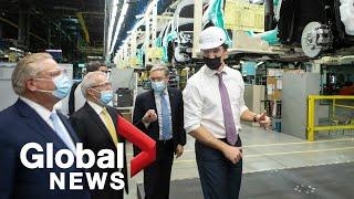 Canadian, Ont. governments invest $260 million in Honda plant to help shift to hybrid cars | FULL
