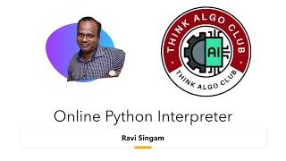 Online Python Interpreter Tutorial | Run Python Code Without Installing Python