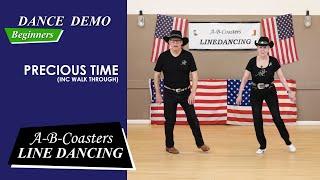 PRECIOUS TIME  - Line Dance Demo & Walk Through