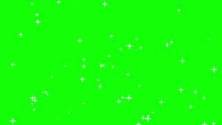 Small Stars Falling - 4K Green screen FREE high quality effects