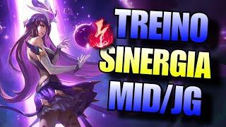 MID/JG COM COMUNICAÇÃO É FREE ELO! | TREINO DE SINERGIA DUO @Aspiralol | LoL Wild Rift