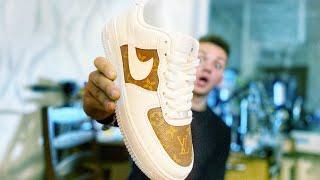 КАСТОМ NIKE AIR FORCE 1x LOUIS VUITTON  !!  