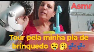 Asmr tour pela minha pia de brinquedo - asmr sem edição