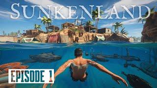 Survive Day One Waterworld Survival | Sunkenland new update | Ep 1