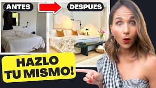 HAZ TU DORMITORIO LUJOSO Fácil y Rápido, Tú Mismo!  Top 10 Tips Diseño de Interiores Elegantes