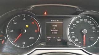 How To Reset The Service Light & Inspection Light on Audi A4 / A3 / A5 /  A6 / A7 / A8