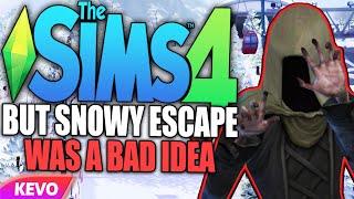 Sims 4 but Snowy Escape was a bad idea