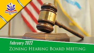 Municipality of Monroeville Zoning Hearing Board Meeting - February 2022