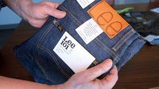 LEE 101Z MEN"S JEANS - Unboxing and review and measurements.