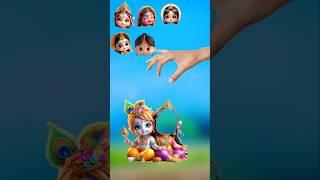 jago jago krishna Kanhaiya jago | hu ru ru ️ #cartoon #shorts