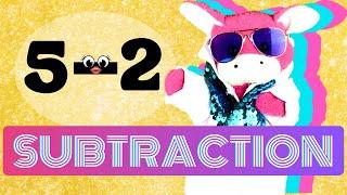 Subtraction Song including Subtraction Key Words by Math Notes with Rocko