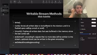 4. Writable Stream Methods and Properties