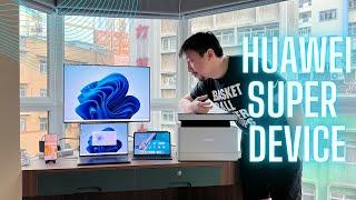 Huawei Super Device: MateBook X Pro 2022 + MatePad 11 + MateView + P50 Pro