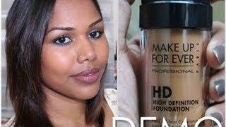 MUFE HD foundation Application Demo