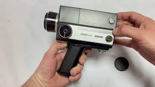 Porst Reflex ZR 120 Super 8 camera WORKING tested 8mm film camera Chinon