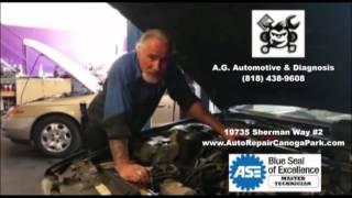 Auto Repair Canoga Park CA - AG Automotive & Diagnosis 818-438-9608 Brakes Oil Change