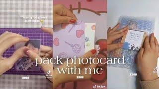 kpop pack photocard with me  | a long tiktok compilation