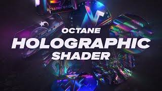 Secret Holographic Materials: Cinema 4D Octane Tutorial 