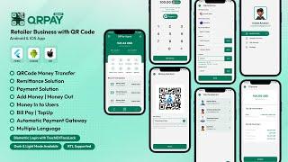 QRPay Agent | Retailer Business with QR Code | Android App | iOS App