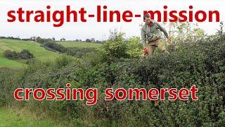 Can we complete a Straight Line Mission across Somerset? Inspired by GeoWizard